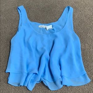 Flowy Baby Blue Tank Top